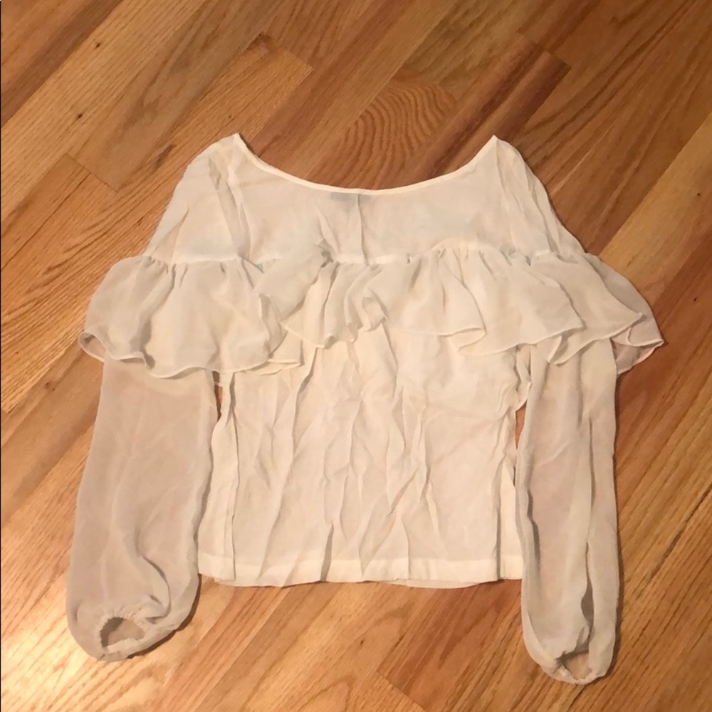 Ladakh revolve ruffled top Anthropologie